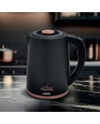 Bouilloire en acier inoxydable Any Morning noire - 1,8 L