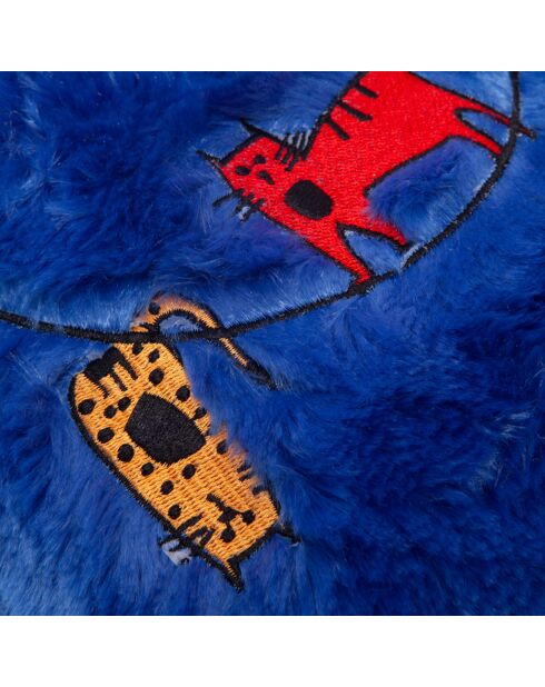 Bouillotte Biggdesign Cats bleue - 2 L