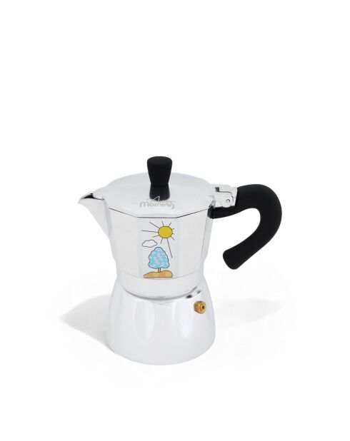 Cafetière avec 6 tasses en aluminium Any Morning Espresso - 240 ml