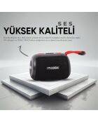 Altoparlante Bluetooth portatile nero Moodix