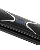 Plancha de pelo negra By AGV Crystal Infrared, 25 mm