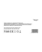 Plancha de pelo negra By AGV Crystal Infrared, 25 mm