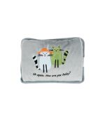 Botella eléctrica de agua caliente Biggdesign Greeting Cat Grey, 1 L