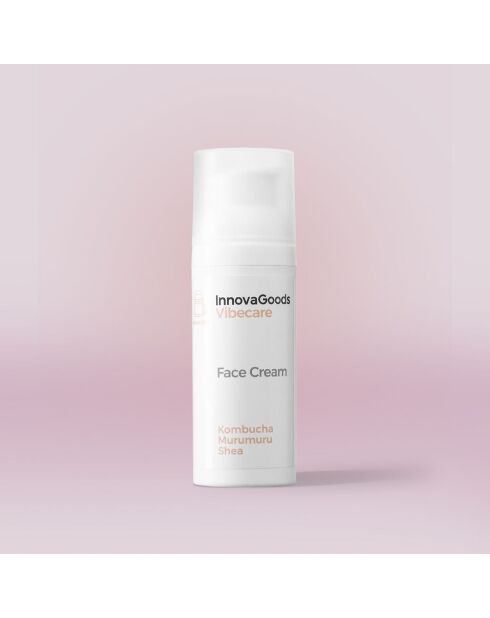 Crème hydratante pour le visage Kombucha Vibecare - 50 ml