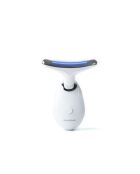 Appareil de massage facial électrique raffermissant avec LED Selora blanc - 9 x 12 x 5 cm