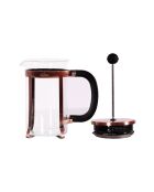 Cafetière à piston Any Morning transparente - 600 ml