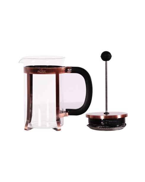 Cafetière à piston Any Morning transparente - 600 ml