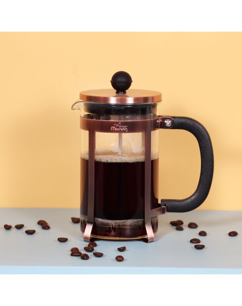 Cafetière à piston Any Morning transparente - 600 ml
