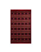 Tapis réversible BiggHome ethnique rouge - 80 x 150 cm