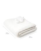 Surmatelas chauffant électrique Double Blewarm blanc - 140 x 160 cm