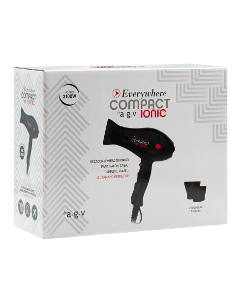 Sèche-cheveux By AGV EVERYWHERE Moteur ACnoir