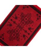 Tapis réversible BiggHome ethnique rouge - 80 x 150 cm