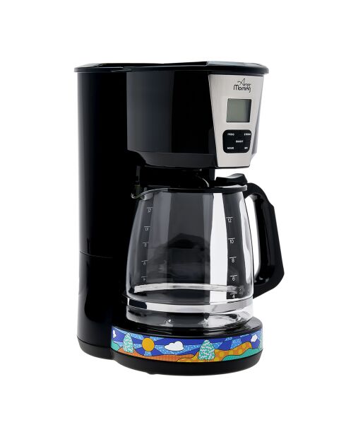 Cafetière goutte à goutte Any Morning noire - 1000 W, 2 L