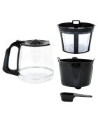 Cafetière goutte à goutte Any Morning noire - 1000 W, 2 L