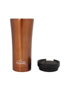 Tasse thermos avec couvercle Any Morning Travel cuivre bronze - 450 ml