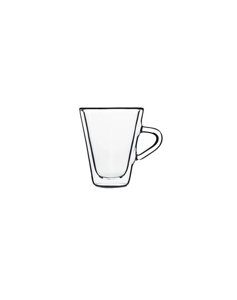 2 transparente Espressogläser aus Thermoglas - 10,5 cl