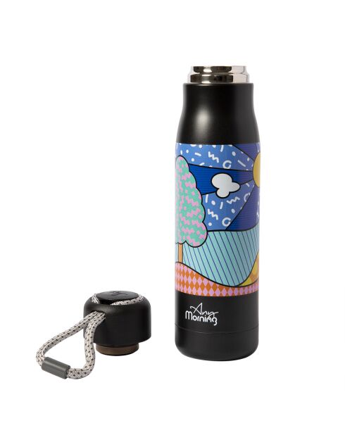Any Morning BA21547 Thermobecher mit Deckel, mehrfarbig, 600 ml