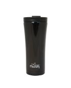 Tasse thermos avec couvercle Any Morning Travel noire - 450 ml