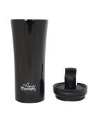 Tasse thermos avec couvercle Any Morning Travel noire - 450 ml