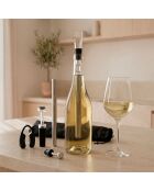 Set d'accessoires pour vin Chillour transparent - 7 pièces, 28 x 7,5 cm