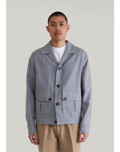 Chaqueta Alserio gris-azul - GRIS