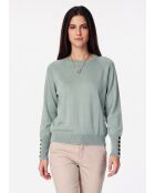 Maglione oversize Arielle Jade a maniche lunghe con scollo tondo