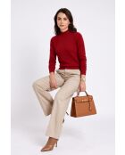 Maglione classico a collo alto Jeanne Hermès con lavorazione a 2 fili