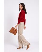 Maglione classico a collo alto Jeanne Hermès con lavorazione a 2 fili