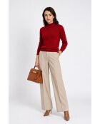 Maglione classico a collo alto Jeanne Hermès con lavorazione a 2 fili