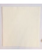 Girocollo in misto cashmere naturale a costine aderenti a 12 fili