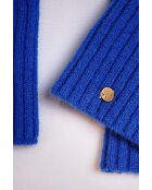 Guanti Royal in misto cashmere a costine a 12 strati