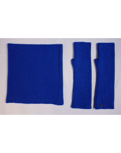 Girocollo Royal in misto cashmere a costine aderenti a 12 fili
