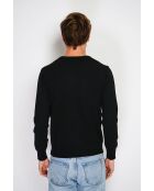 Gabriel Schwarzer klassischer Langarm-Pullover mit Rundhalsausschnitt