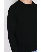 Gabriel Schwarzer klassischer Langarm-Pullover mit Rundhalsausschnitt