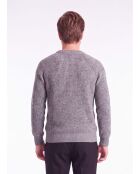 Manon Pullover mit Rundhalsausschnitt aus Flanellwolle