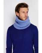 Halsreif aus blauem Jeans-Kaschmirgemisch
