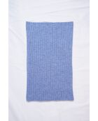 Halsreif aus blauem Jeans-Kaschmirgemisch