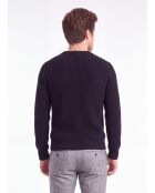 Manon Wollpullover mit Rundhalsausschnitt in Schwarz