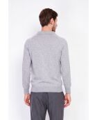 Maglia polo Thomas in flanella con bottoni, maniche lunghe