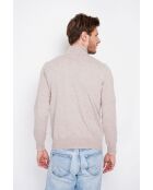 Maglia a maniche lunghe con collo da camionista Mathilde Désert