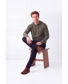Hugo khakifarbener Kapuzenpullover mit Kordelzug