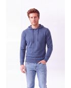 Hugo Blue Jeans-Hoodie mit langen Ärmeln und Kordelzug