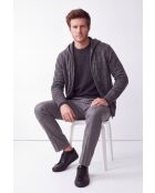 Gilet con zip a maniche lunghe grigio Amélie wolf