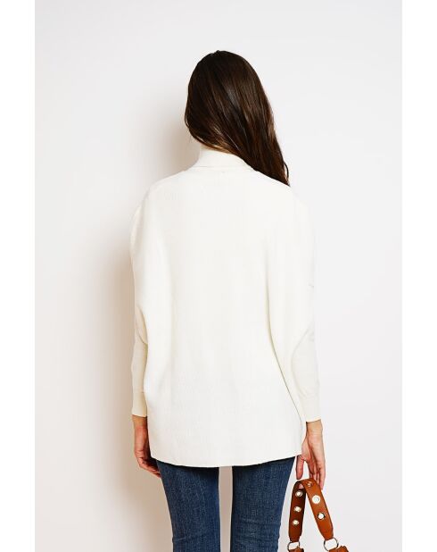 Harris ausgefallener Poncho-Poncho-Pullover mit V-Ausschnitt aus natürlichem Kaschmir