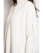 Harris ausgefallener Poncho-Poncho-Pullover mit V-Ausschnitt aus natürlichem Kaschmir