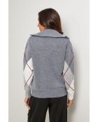 Hellgrauer Kensington-Pullover