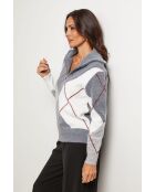 Hellgrauer Kensington-Pullover