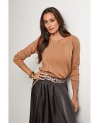 Kamelfarbener Pullover Paloma