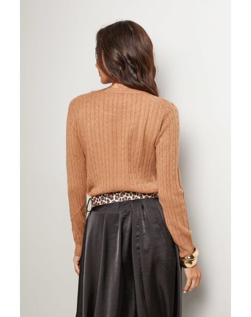 Kamelfarbener Pullover Paloma