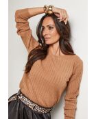 Kamelfarbener Pullover Paloma